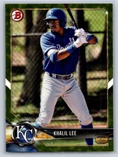 2018 Bowman #BP116 Khalil Lee Prospects Camo