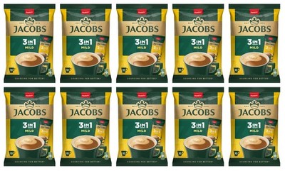 10 JACOBS MILD 3in1 Latte Instant Coffee 10 Stick Bags 111g 3.9oz