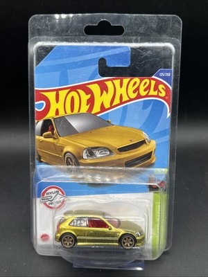  2022 Hot Wheels EK9 Honda Civic Type R STH Super Treasure Hunt Golden Nugget  