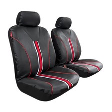 For Honda Ridgeline 2006-2020 Car Front Seat Covers Black Nice Leatherette 2PCS