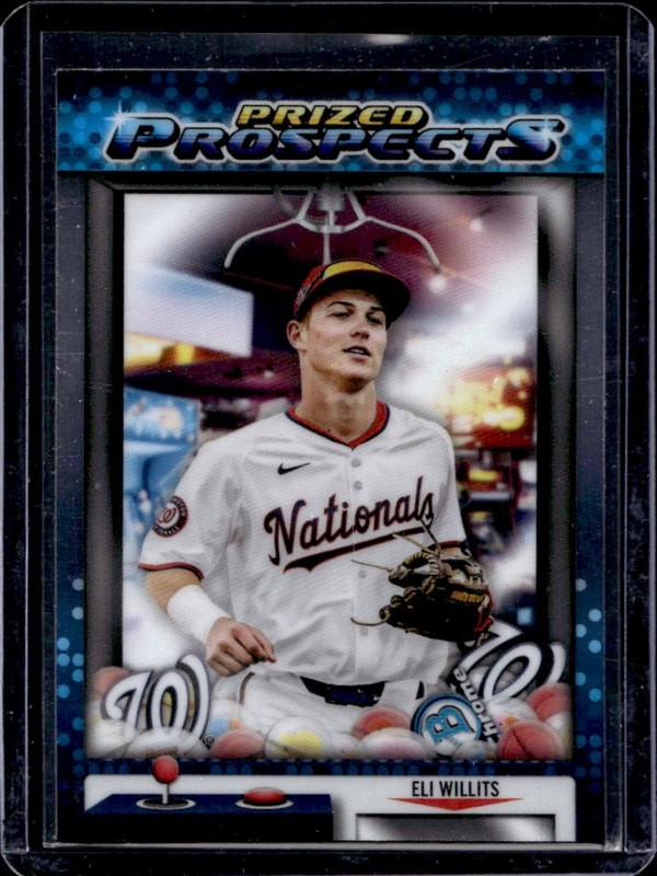 2025 Bowman Draft Eli Willits Chrome Prized Prospects #PP-1 Nationals