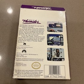 Days of Thunder Nintendo NES Completo CIB Caja Manual Aut&eacute;ntico