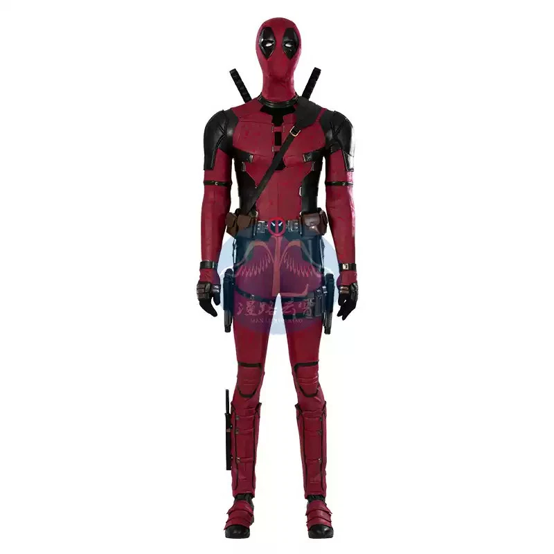 Lote de terno Deadpool 3 fantasia cosplay Halloween acessórios Wade Wilson - Imagem 2 de 4