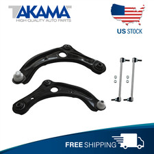 4 pcs Control arms ball joints+ Stabilizer Sway bar links for 18-24 Nissan Kicks