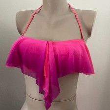 Raisins Ombre Flounce Bandeau Bikini Top