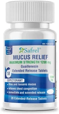 Mucus Relief Guaifenesin 1200Mg | 12 Hr Support (28 Count) Extended-Release Tabl