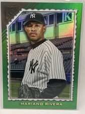 2022 Topps Gallery Green Foil #18 Mariano Rivera 76/125 YANKEES HOF