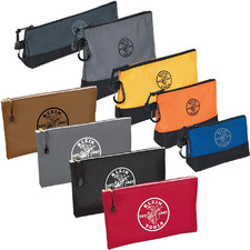 Klein Tools 80183 Tool Bag Set 9pc Stand-Up Water-Resistant Pouches Mix 1680D