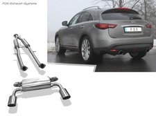 Stainless Steel Duplex System from Cat for Infiniti Fx 30d Per 129x106mm Oval