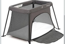 Pamo Babe Travel Crib Lightweight Baby Playard with Mattress Compact Play Yard w