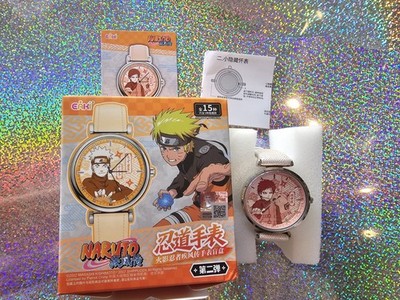 Gaara Naruto Shippuden Blind Box Watercolor Watch Open Eaki Import US Seller