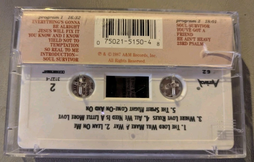 Al Green "Soul Survivor" Cassette 1987 A&M Records - Image 2 of 4