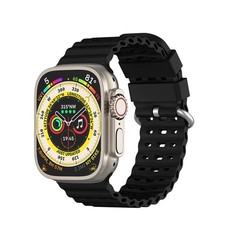 Sport Silicone Band for Apple Watch Series 11 10 9 8 Ultra 2 49mm 46mm 45mm 44mm