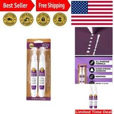 2x Tacky Glue Fast Drying Pens - Multi-Colored, Strong Adhesive for Easy Use