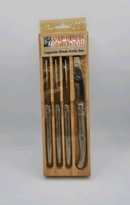4 Sabatier Laguiole The Bee Stainless Steel France Steak Knives New- Preowned
