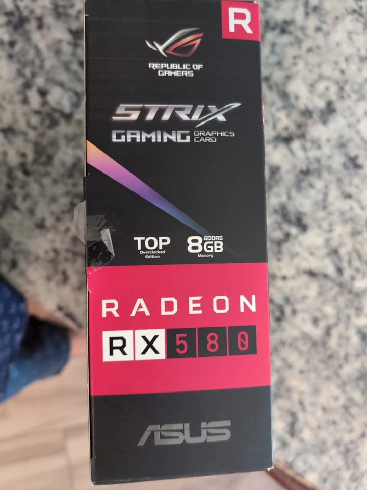 Placa de Vídeo ASUS Radeon RX580 8GB ROG-STRIX-RX580-08G-GAMING - Imagem 4 de 4