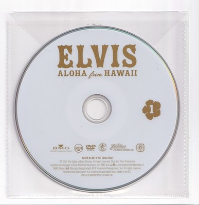 (LZ893) Elvis Presley, Aloha From Hawaii - disc 1 DVD only - 2004 DVD