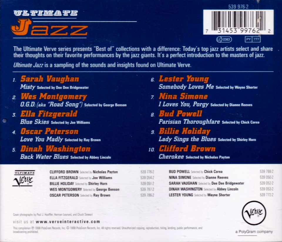 VARIOUS - Ultimate Jazz [CD] Zustand neuwertig - Bild 2 von 2