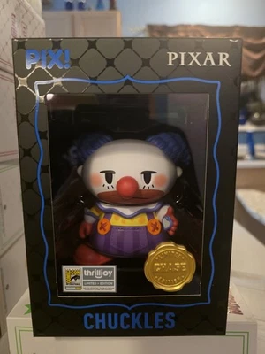 2026 SDCC Thrilljoy Pix Toy Story Chuckles Clown Chase Vinyl Figure Box Not Mint - Image 1 of 4