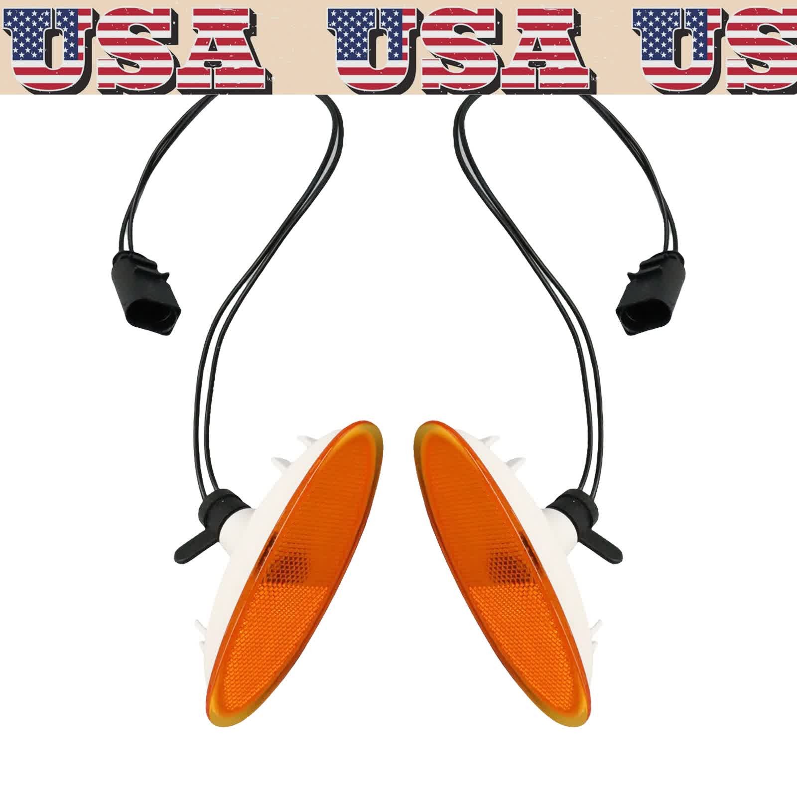 Front Bumper Left+Right Side Marker Light for Bentley Continental GT GTC 04-11