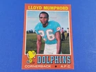 1971 TOPPS FOOTBALL #017 LLYOD MUMPHORD HIGH GRADE NEAR MINT NRMT