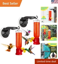 2-Pack Hummingbird Feeders - Perfect for Attracting Nature's Beauties