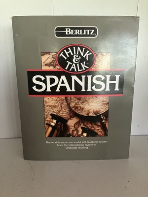 Berlitz Think and Talk Spanish audio cassettes, dictionary & books-COMPLETE SET!