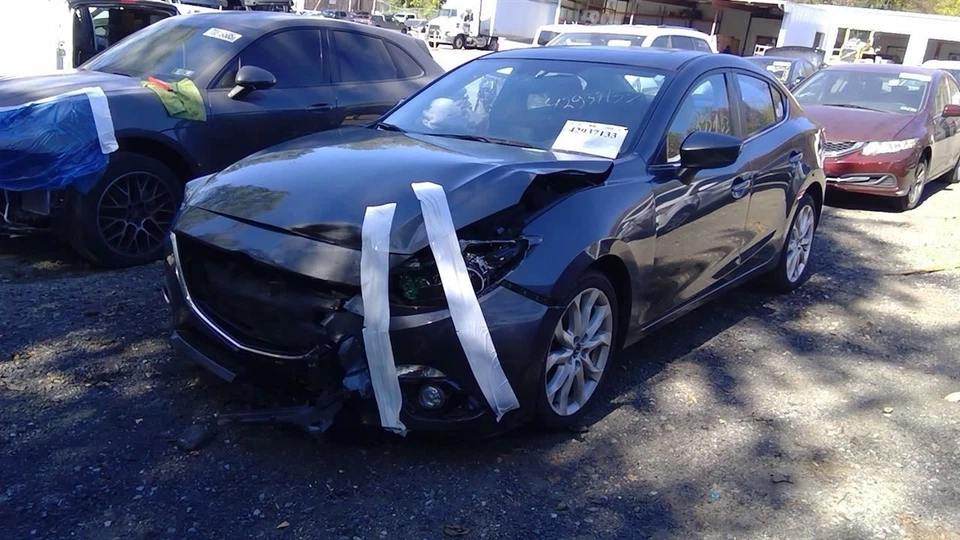 Driver Front Seat Leather Fits 14-16 MAZDA 3 1557445 - Image 3 of 4