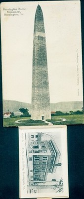 Leporello Ak Bennington Vermont USA, Bennington-Battle-Monument,... - 4170820