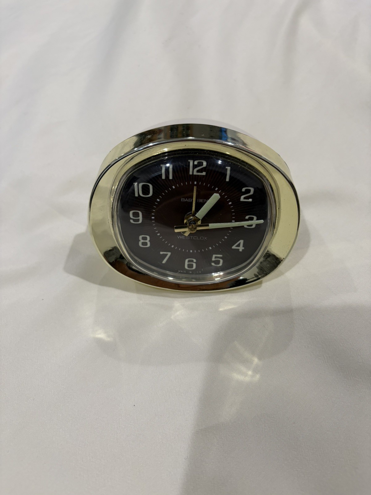 Westclox Baby Ben Alarm Clock Vintage Retro Style Desk Shelf Decor USA Made glow