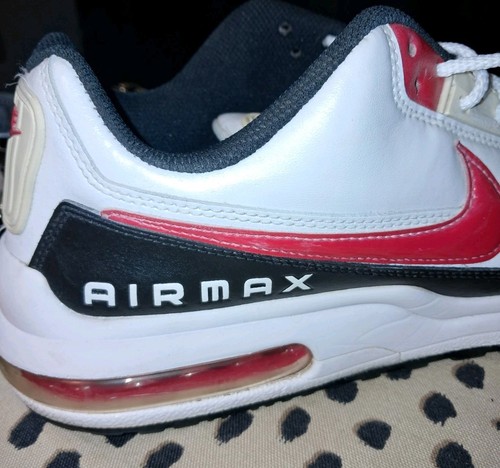 Nike Air Max LTD 3 Shoes Men's BV1171-100 White/University Red/Black Size 9 - Picture 16 of 20