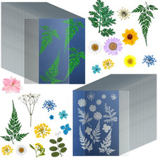 38 Sheets Cyanotype Sun Print Kit with 2 Clear Acrylic Sheets - High Sensitivity