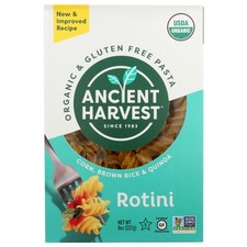Orgánico Maíz Marrón Arroz Y Quinoa Rotini 237ml (Funda De 12) Ancient Harvest