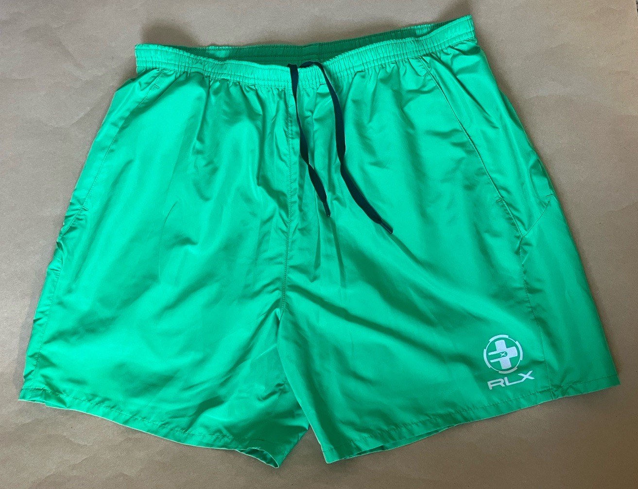 RLX Polo Ralph Lauren Athletic Shorts Men’s Medium,Lined, Green