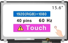 New LCD Screen for Dell Precision P74F P74F001 FHD 40pins Touch Display