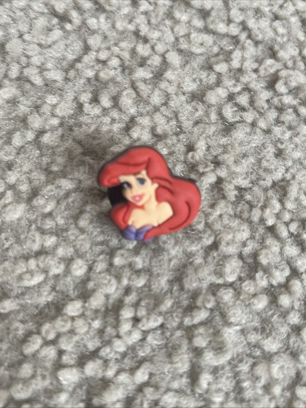 Disney's The Little Mermaid Ariel Authentic Jibbitz Shoe Charm for Crocs.
