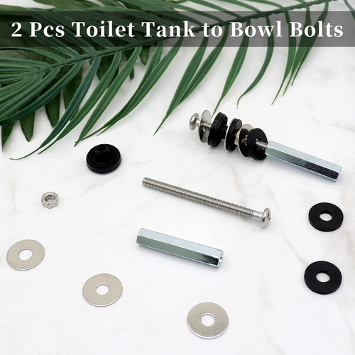 Universal Toilet Tank to Bowl Bolts Kit, Heavy Duty Toilet Bolts, Waterproof ... - Picture 7 of 7