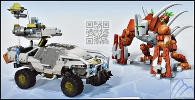   HALO MEGA CONSTRUX FVK36 FORGEHOG VS BANISHED GOLIATH SET *** NO FIGS  