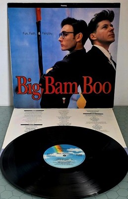 BIG BAM BOO Fun Faith & Fairplay ORIG UK 1ST PRESS 1989 MCF3431 Vinyl LP & Inner