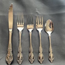 Oneida Stainless Flatware - MICHELANGELO - 5pc Setting - USA MADE