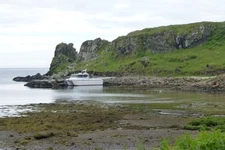 Photo 6x4 Jetty in Lagavulin Bay  c2017