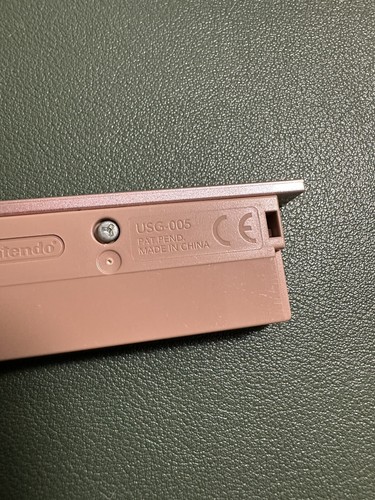 Original OEM Nintendo DS Lite Game Boy Advance Metálico Rosa Cubierta Antipolvo USG-005 - Imagen 3 de 3
