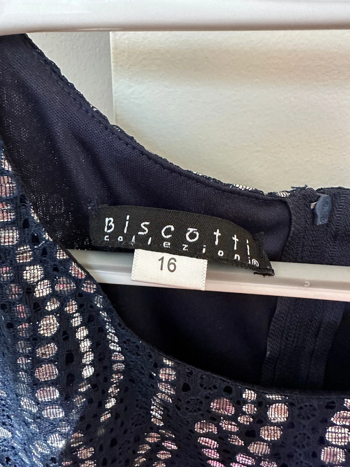 Vestido Biscotti Kate Mack, Vestido de Fiesta para Niñas, Azul Marino Lentejuelas Sin Mangas Talla 16 Foto 3 de 3