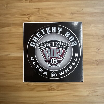 Vintage 90s Hyper Wheels Gretzky 802 Inline Skate Rollerblade Original Sticker
