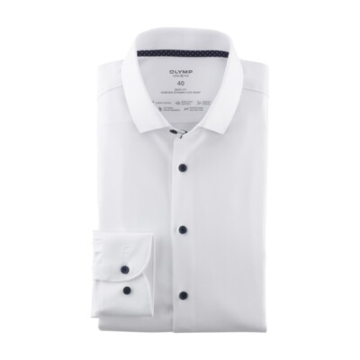 Olympus Level Five 24/Seven Men's Business Shirt White 073664 00
