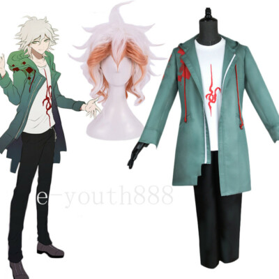 Anime Danganronpa Dangan Ronpa Komaeda Nagito Cosplay Costume