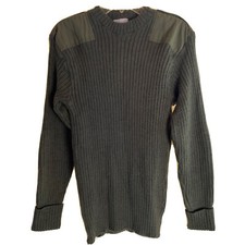 British Military Pullover Olive Green Sweater Size 100 cm Small