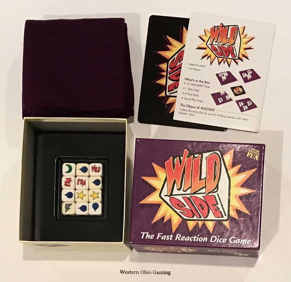 Wild Side The Fast Reaction Dice Game USED eBay