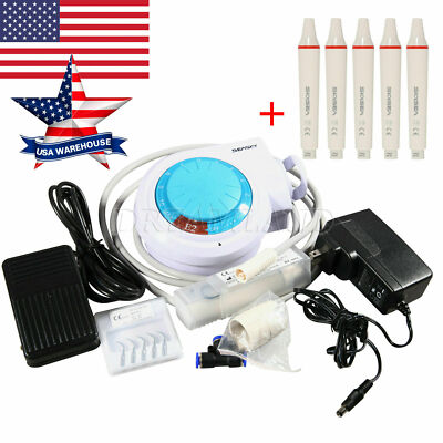 FDA Dental Electric Ultrasonic Piezo Scaler fit EMS tips / 5PCS SKYSEA Handpiece