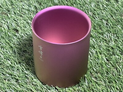 Snow Peak - 【限定】STARBUCKS ×Snow Peakチタンダブルウォール / ピンク Ti-Double 450 Anodized Mug | Snow Peak